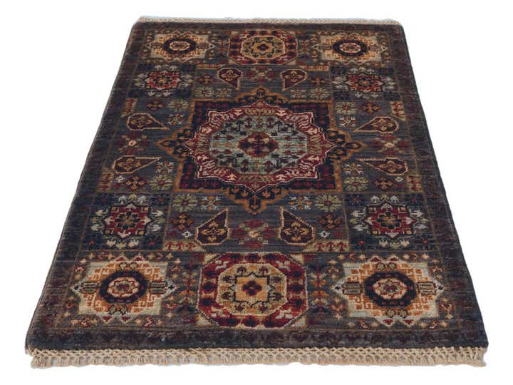 2' x 3' 1 Hand Knotted Mamluk Ziegler Rug
