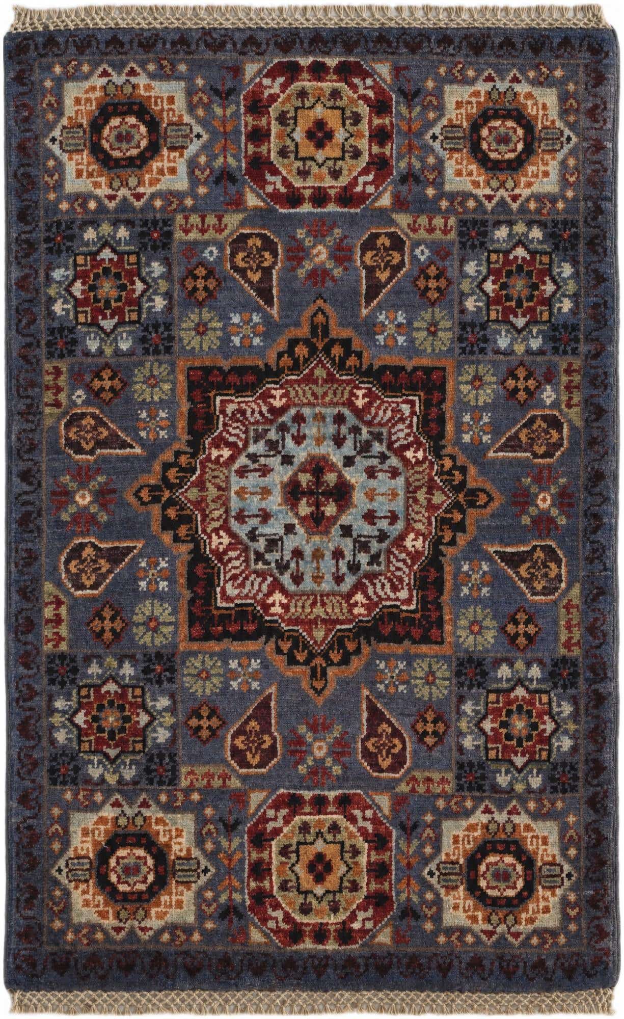 2' x 3' 1 Hand Knotted Mamluk Ziegler Rug