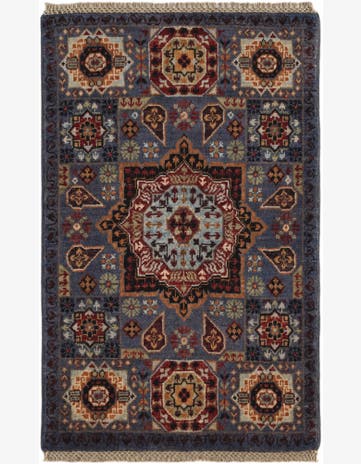 2' x 3' 1 Hand Knotted Mamluk Ziegler Rug