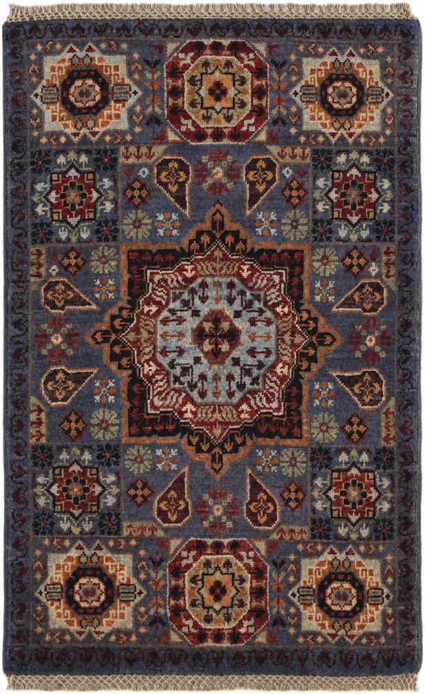 2' x 3' 1 Hand Knotted Mamluk Ziegler Rug