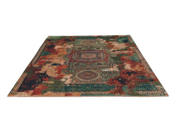 8' 2 x 9' 10 Hand Knotted Mamluk Ziegler Rug