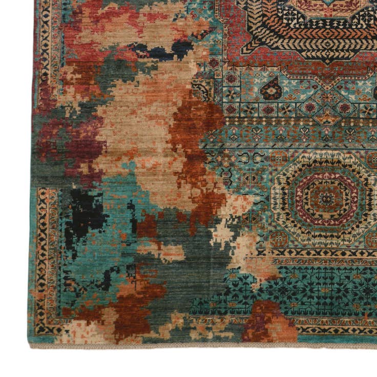 Detail image of 8' 2 x 9' 10 Hand Knotted Mamluk Ziegler Rug