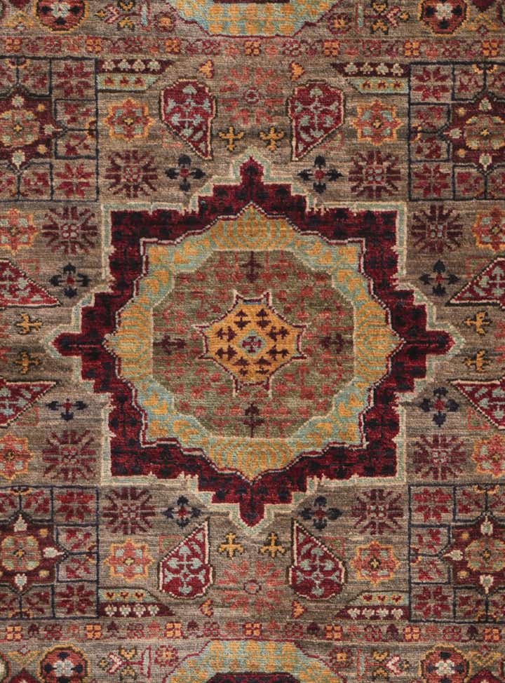 3' 5 x 4' 10 Hand Knotted Mamluk Ziegler Rug
