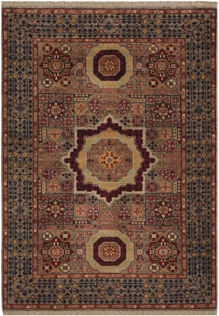 3' 5 x 4' 10 Hand Knotted Mamluk Ziegler Rug