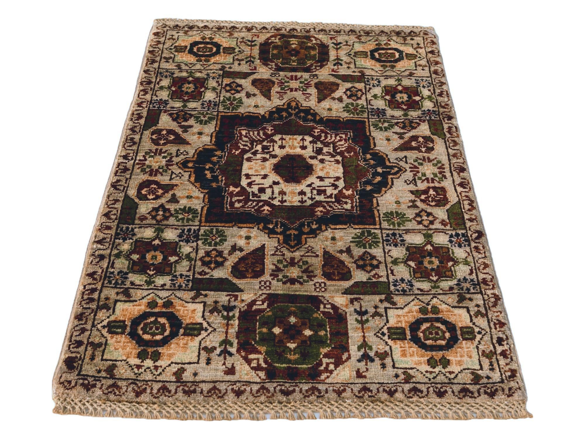 2' 2 x 3' 3 Hand Knotted Mamluk Ziegler Rug