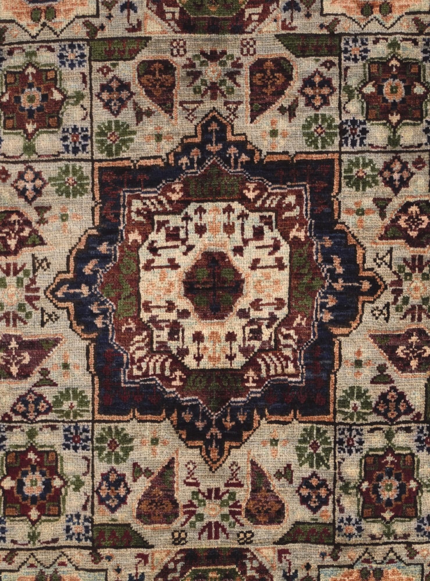 2' 2 x 3' 3 Hand Knotted Mamluk Ziegler Rug
