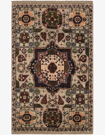 2' 2 x 3' 3 Hand Knotted Mamluk Ziegler Rug