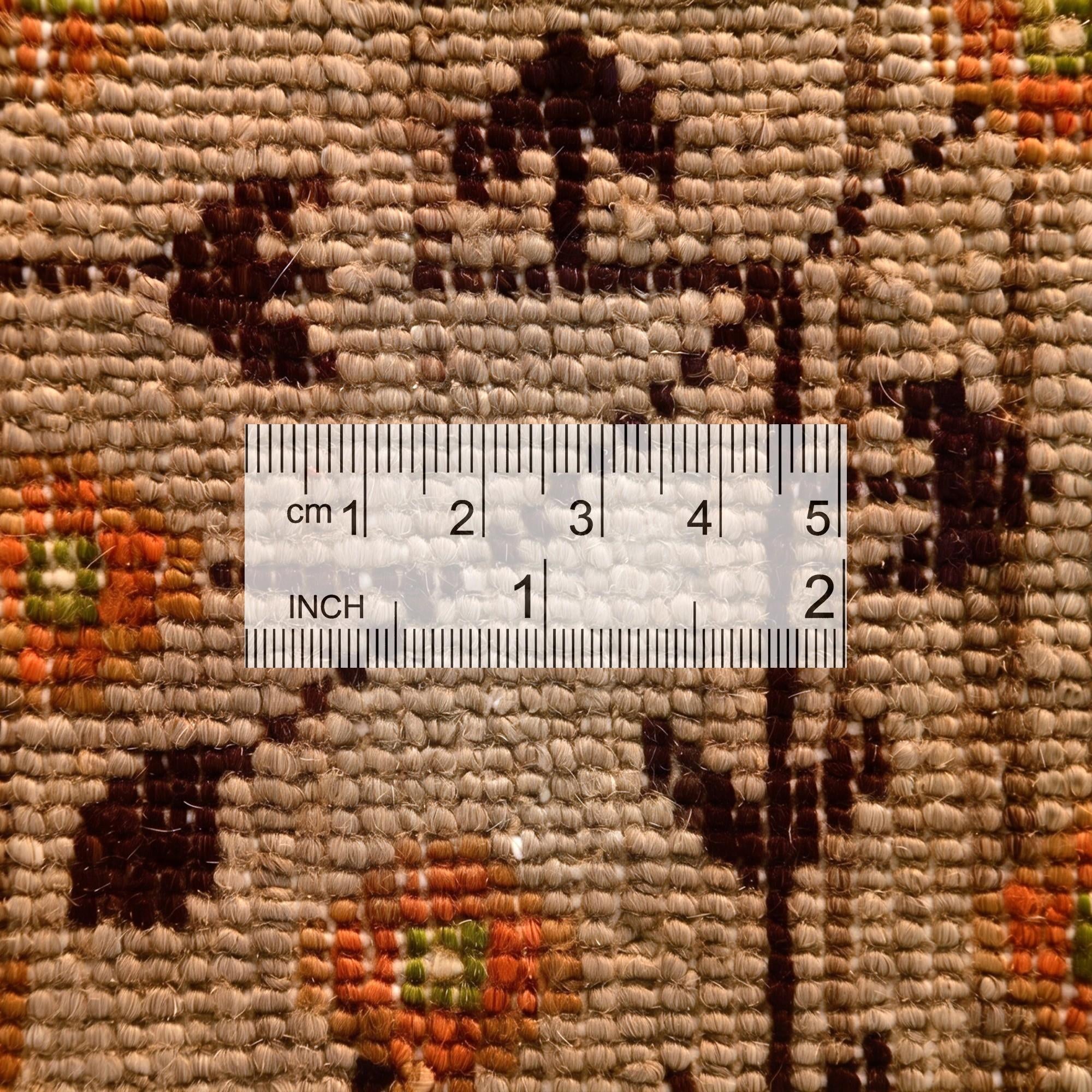 3' 5 x 4' 11 Hand Knotted Mamluk Ziegler Rug