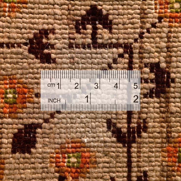 Detail image of 3' 5 x 4' 11 Hand Knotted Mamluk Ziegler Rug