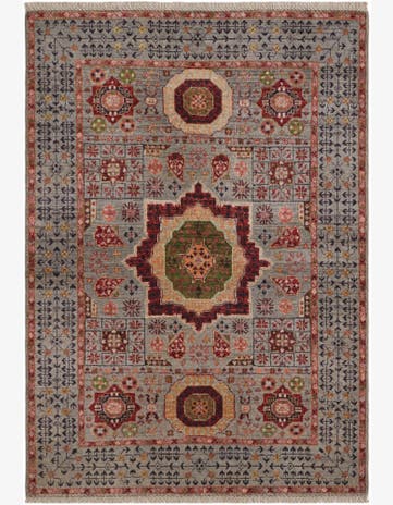 3' 5 x 4' 11 Hand Knotted Mamluk Ziegler Rug