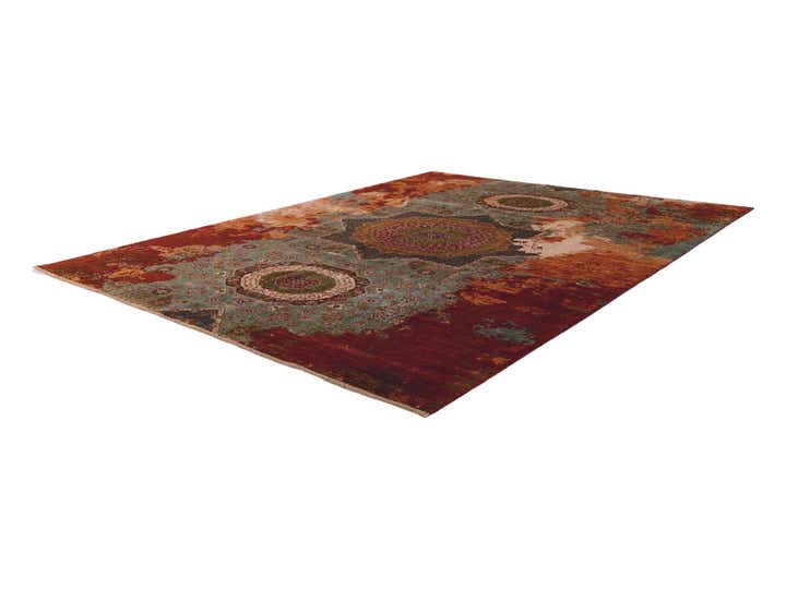 10' 2 x 13' Hand Knotted Mamluk Ziegler Rug