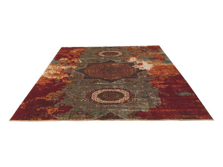 10' 2 x 13' Hand Knotted Mamluk Ziegler Rug