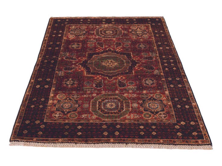 Detail image of 3' 5 x 5' 3 Hand Knotted Mamluk Ziegler Rug