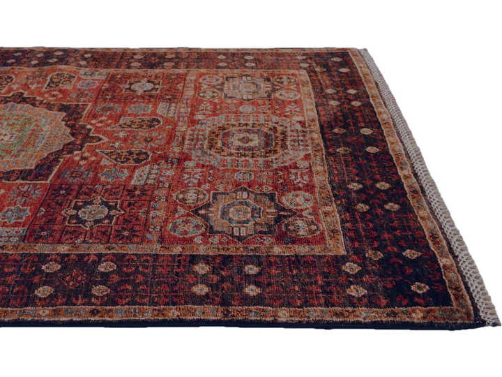 3' 5 x 5' 3 Hand Knotted Mamluk Ziegler Rug