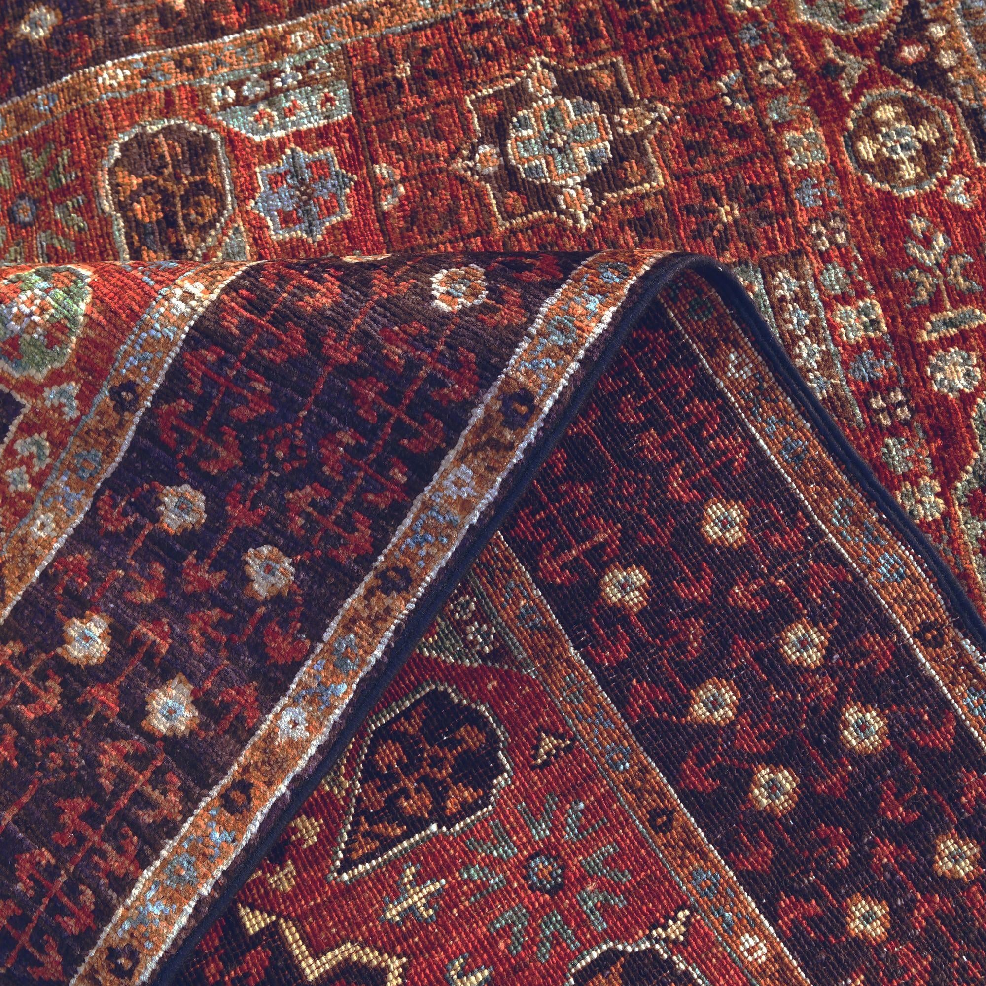 3' 5 x 5' 3 Hand Knotted Mamluk Ziegler Rug