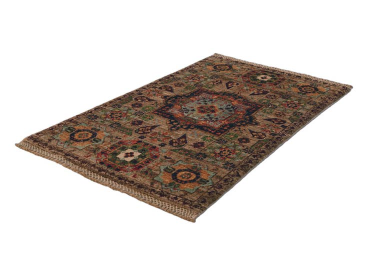 Detail image of 2' x 3' 1 Hand Knotted Mamluk Ziegler Rug