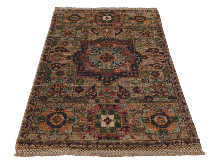 Detail image of 2' x 3' 1 Hand Knotted Mamluk Ziegler Rug