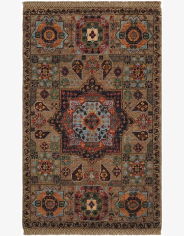 2' x 3' 1 Hand Knotted Mamluk Ziegler Rug