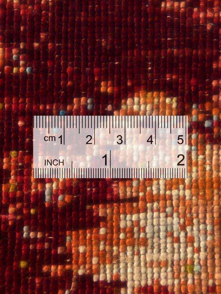 Detail image of 4' 4 x 6' 3 Hand Knotted Mamluk Ziegler Rug