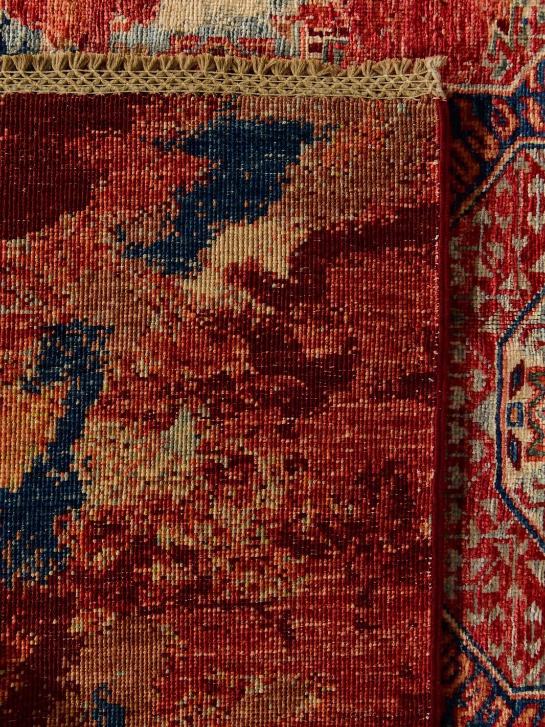 130cm x 190cm Hand Knotted Mamluk Ziegler Rug