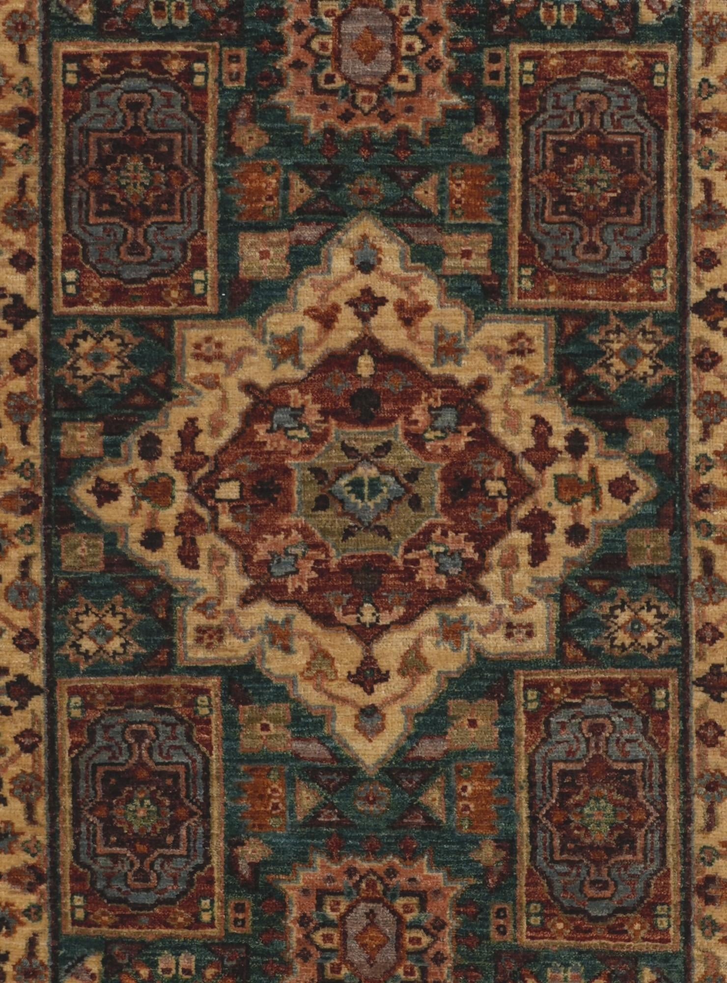 7' 4 x 9' 7 Hand Knotted Mamluk Ziegler Rug