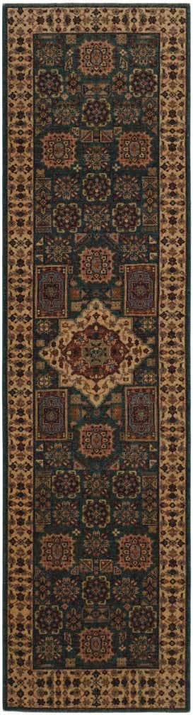 7' 4 x 9' 7 Hand Knotted Mamluk Ziegler Rug