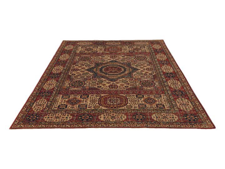 7' 4 x 9' 6 Hand Knotted Mamluk Ziegler Rug