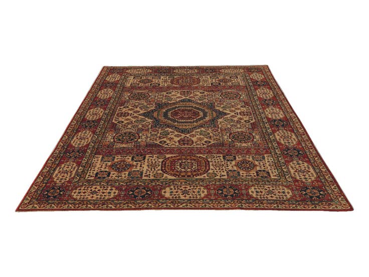 Detail image of 7' 4 x 9' 6 Hand Knotted Mamluk Ziegler Rug