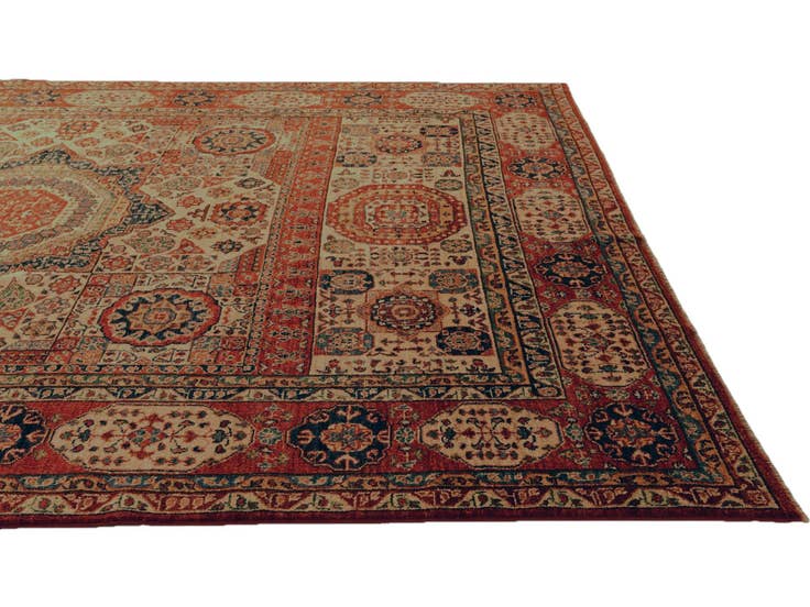Detail image of 7' 4 x 9' 6 Hand Knotted Mamluk Ziegler Rug