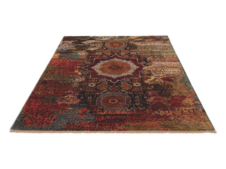 Detail image of 4' 11 x 6' 8 Hand Knotted Mamluk Ziegler Rug