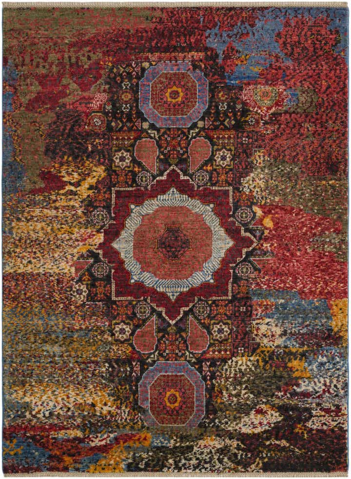 4' 11 x 6' 8 Hand Knotted Mamluk Ziegler Rug