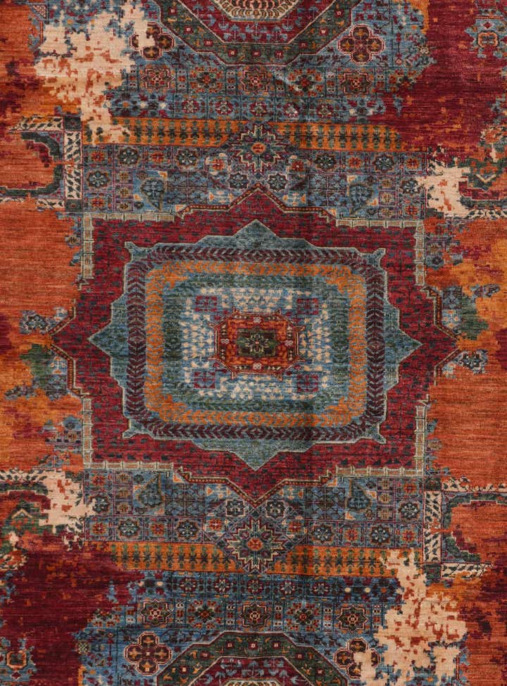 9' 5 x 12' 4 Hand Knotted Mamluk Ziegler Rug