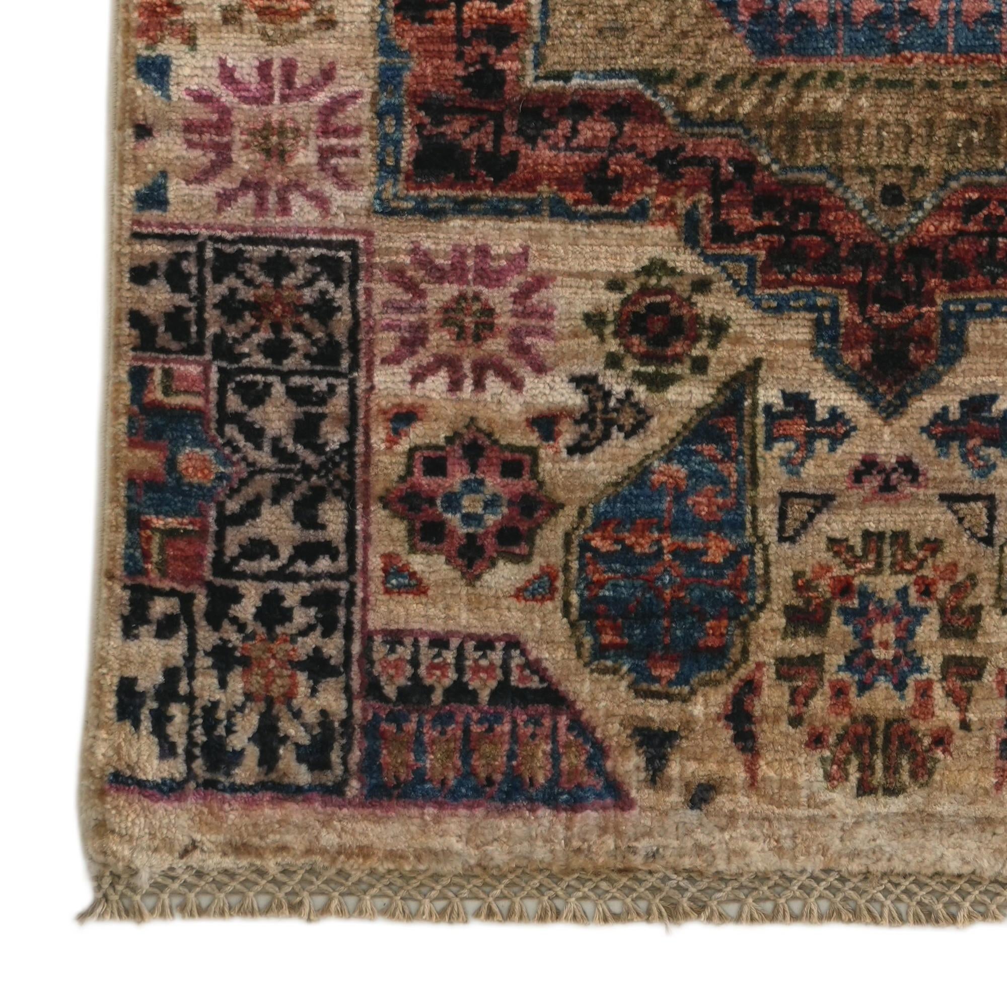2' x 2' 11 Hand Knotted Mamluk Ziegler Rug