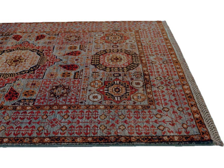 Detail image of 3' 7 x 5' Hand Knotted Mamluk Ziegler Rug