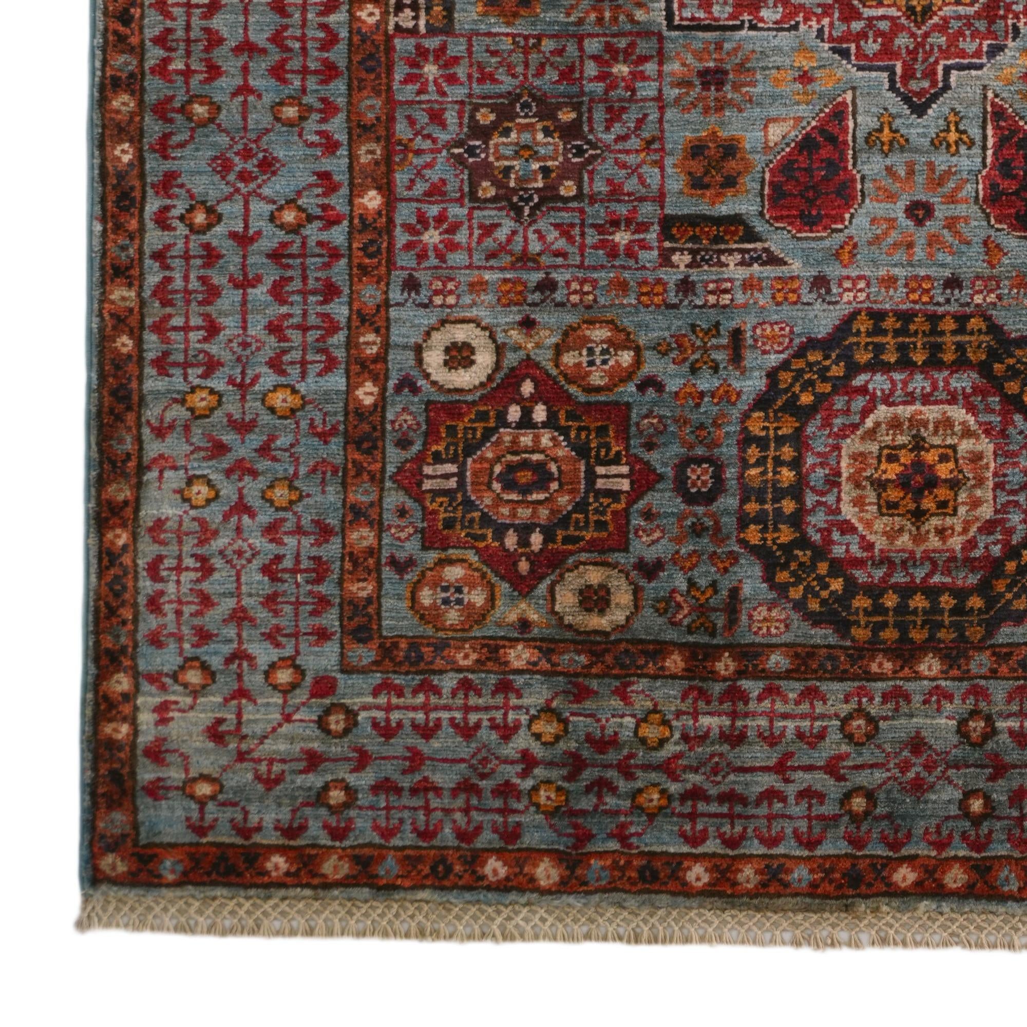 3' 7 x 5' Hand Knotted Mamluk Ziegler Rug