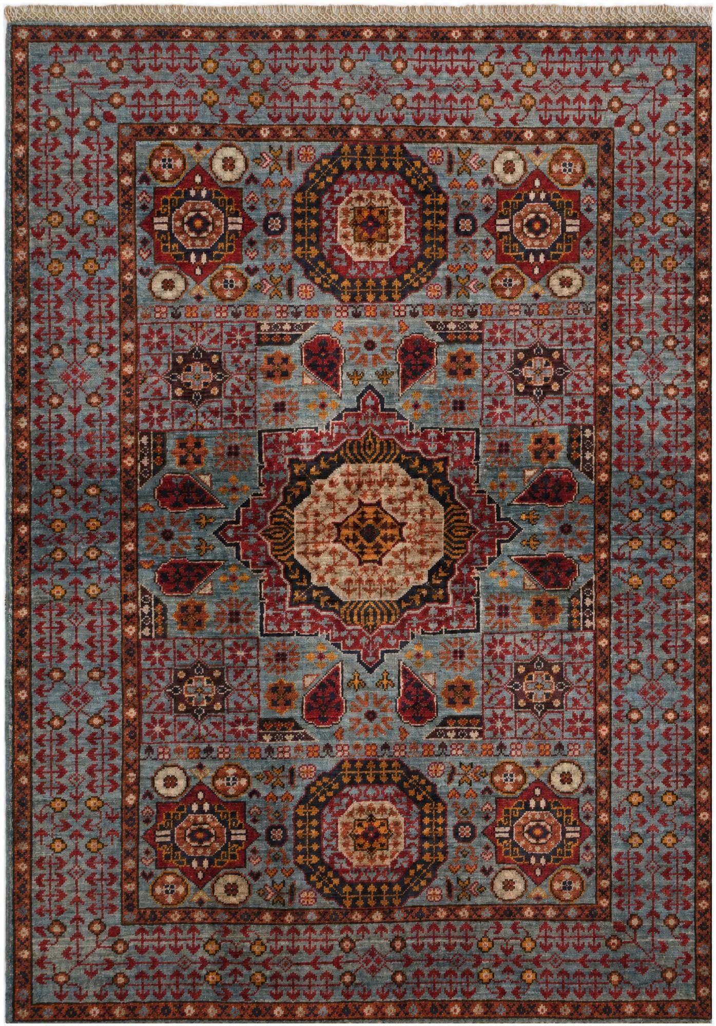 3' 7 x 5' Hand Knotted Mamluk Ziegler Rug
