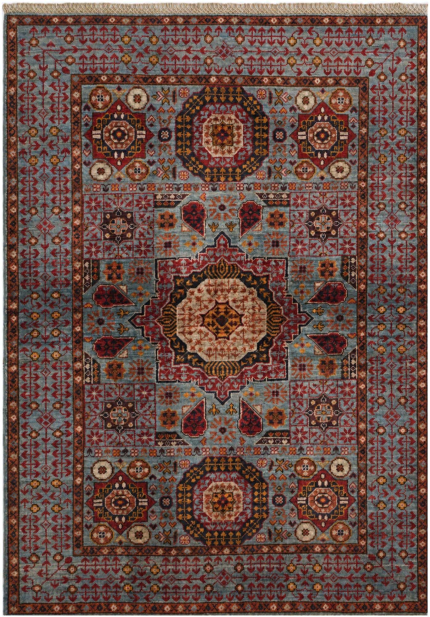 3' 7 x 5' Hand Knotted Mamluk Ziegler Rug