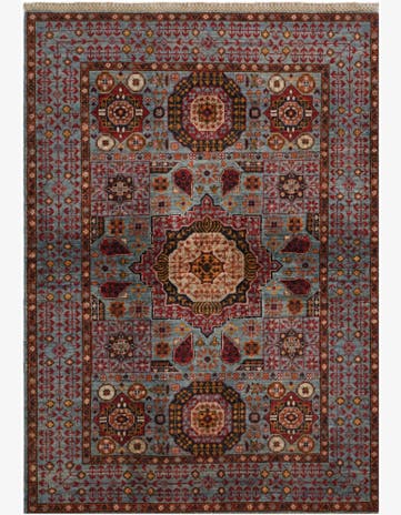 3' 7 x 5' Hand Knotted Mamluk Ziegler Rug