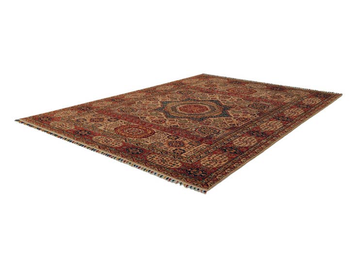Detail image of 7' 2 x 9' 8 Hand Knotted Mamluk Ziegler Rug