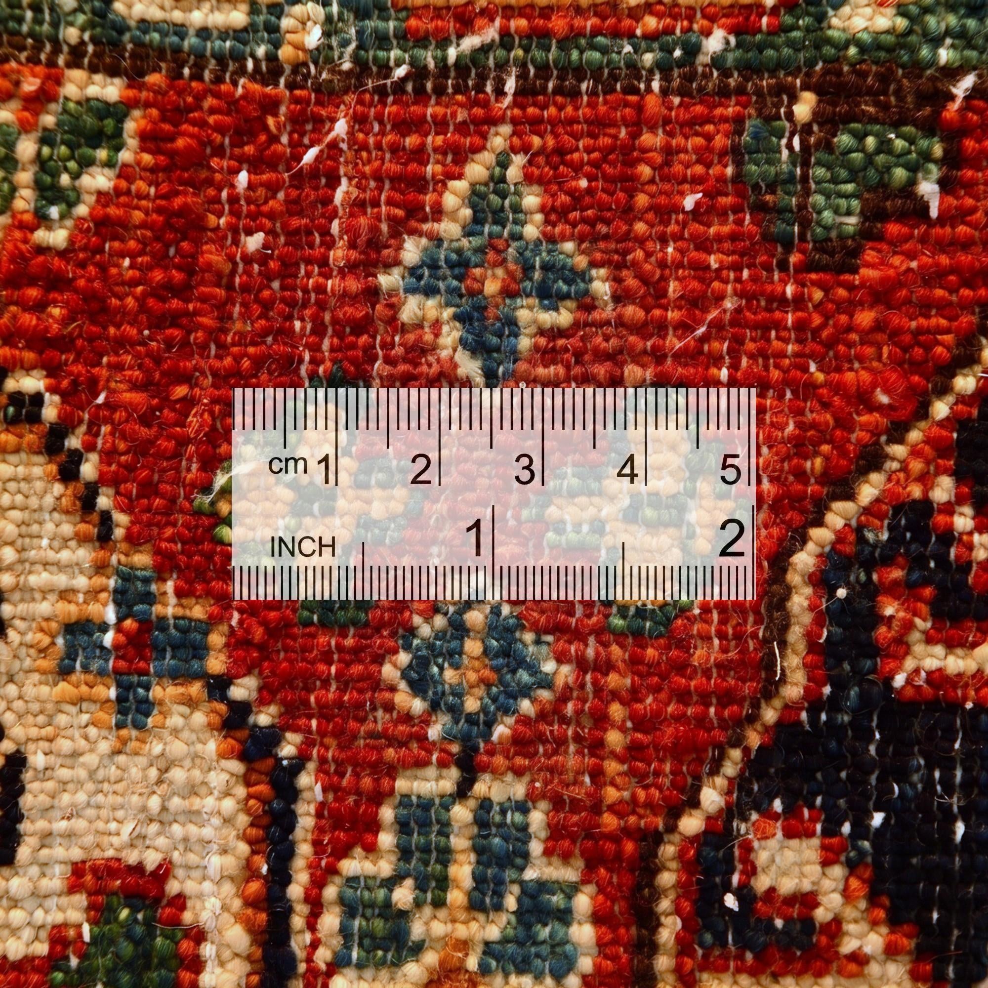 7' 2 x 9' 8 Hand Knotted Mamluk Ziegler Rug