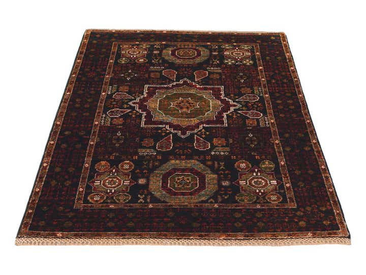 3' 8 x 5' Hand Knotted Mamluk Ziegler Rug