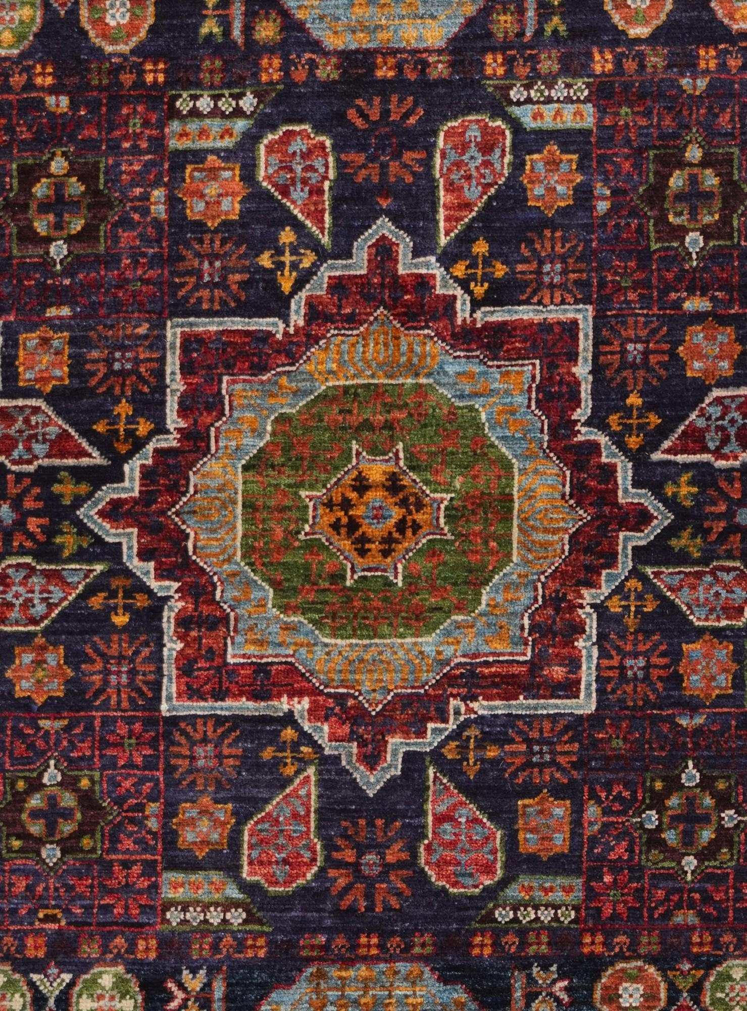 3' 8 x 5' Hand Knotted Mamluk Ziegler Rug