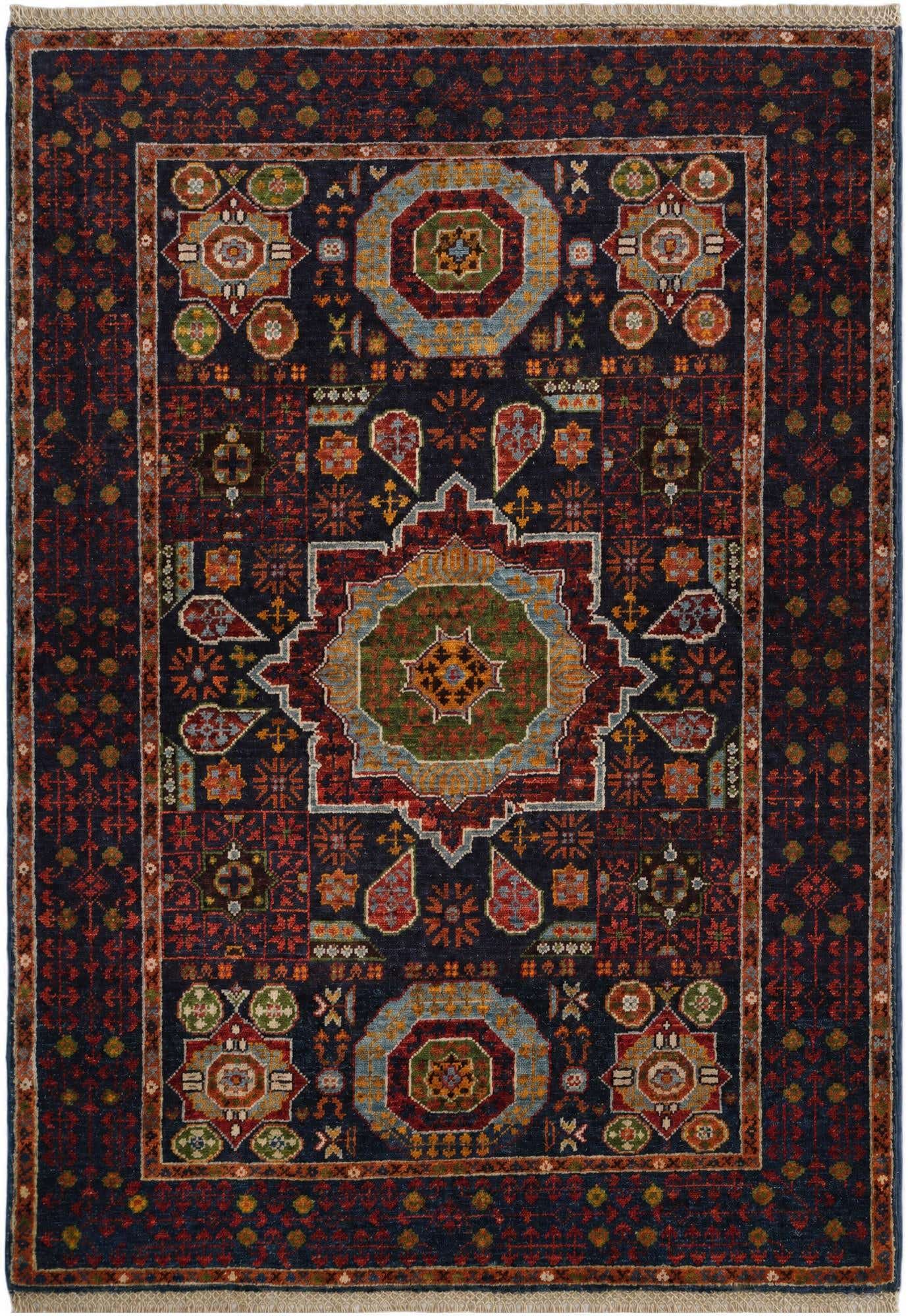 3' 8 x 5' Hand Knotted Mamluk Ziegler Rug