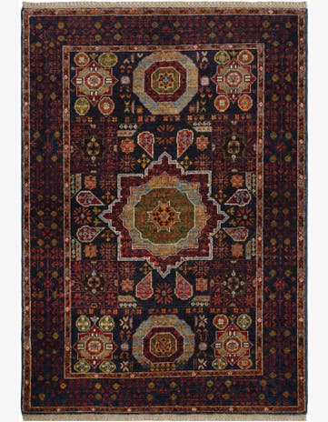 3' 8 x 5' Hand Knotted Mamluk Ziegler Rug