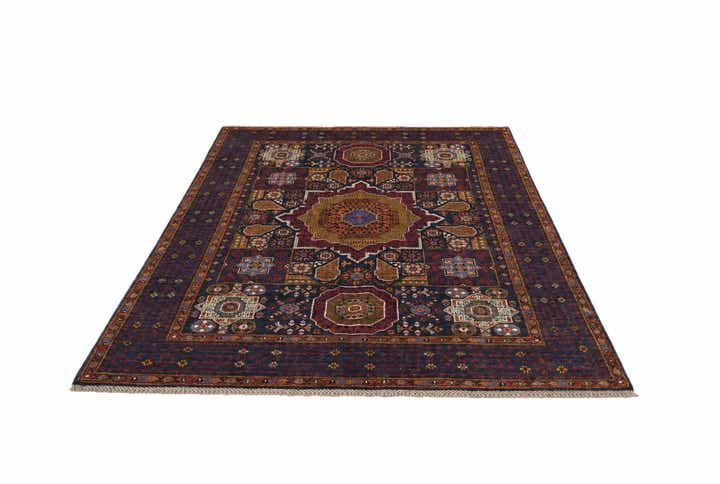 4' 10 x 6' 8 Hand Knotted Mamluk Ziegler Rug