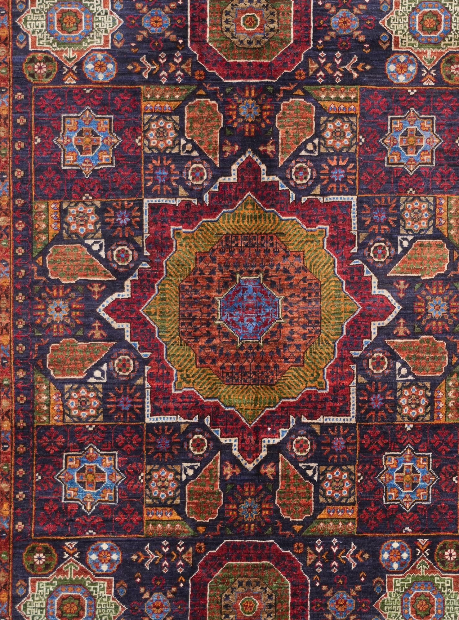 4' 10 x 6' 8 Hand Knotted Mamluk Ziegler Rug