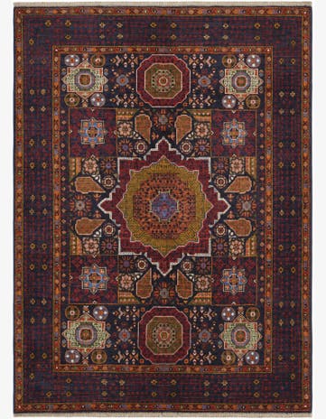 4' 10 x 6' 8 Hand Knotted Mamluk Ziegler Rug