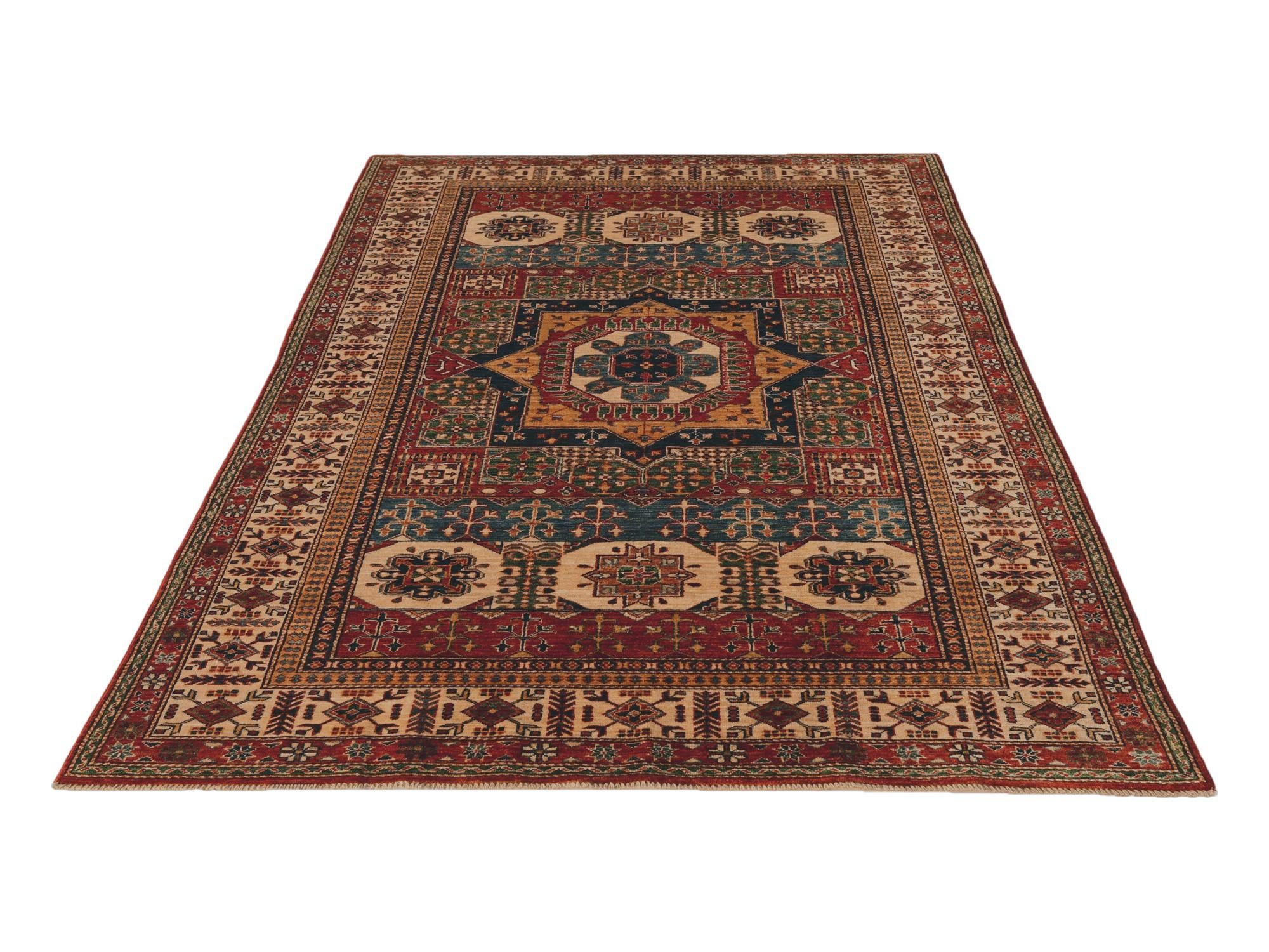 6' x 9' Hand Knotted Mamluk Ziegler Rug