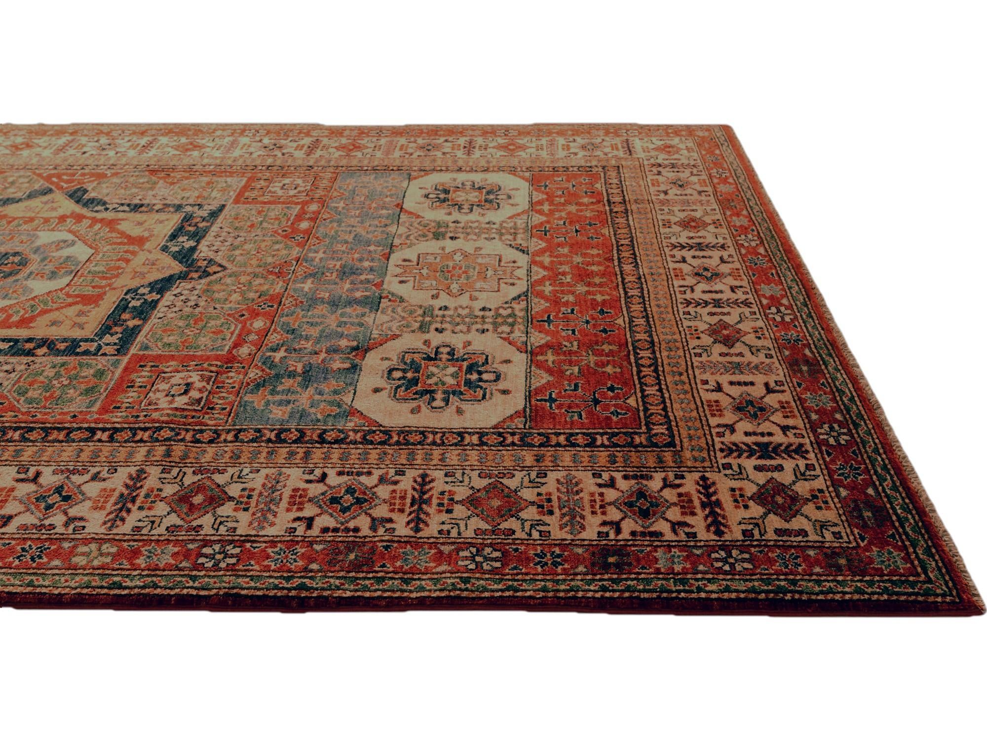 6' x 9' Hand Knotted Mamluk Ziegler Rug