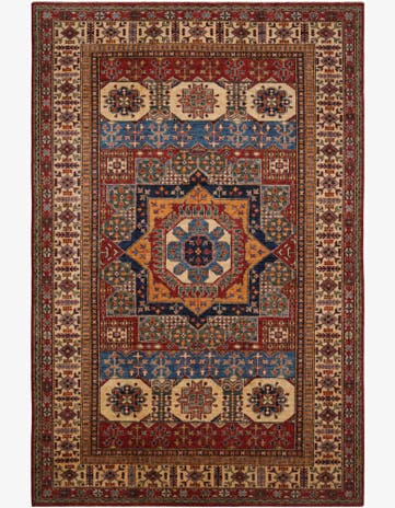 6' x 9' Hand Knotted Mamluk Ziegler Rug